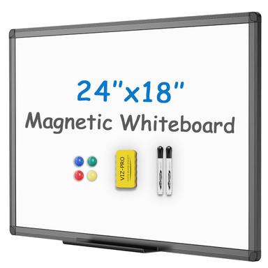 VIZ-PRO 24x18 Magnetic Whiteboard (Black)