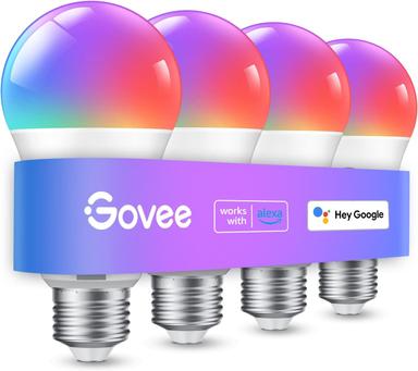 Govee Smart Light Bulbs, 4-Pack