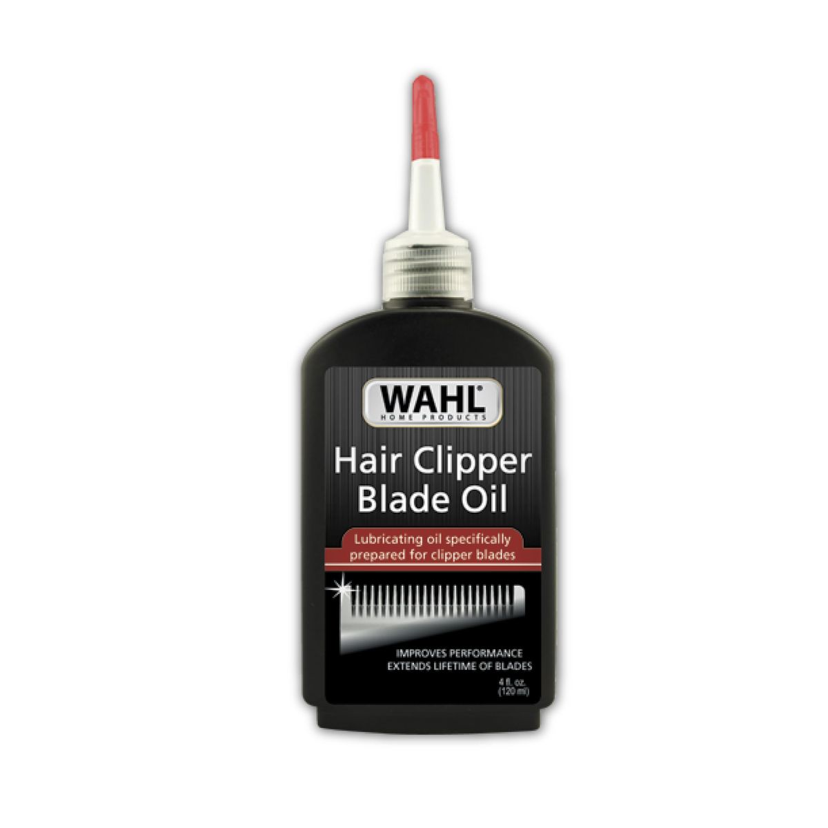 Wahl Premium Hair Clipper Blade Lubricating Oil 4 oz bottle prevents rust