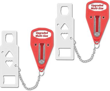 AceMining Portable Door Lock, 2-Pack