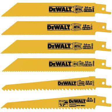 DEWALT Reciprocating Saw Blade Set (DW4856)