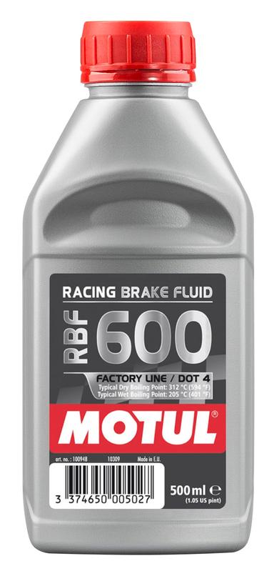 Motul RBF600 DOT 4 Racing Brake Fluid 500ml