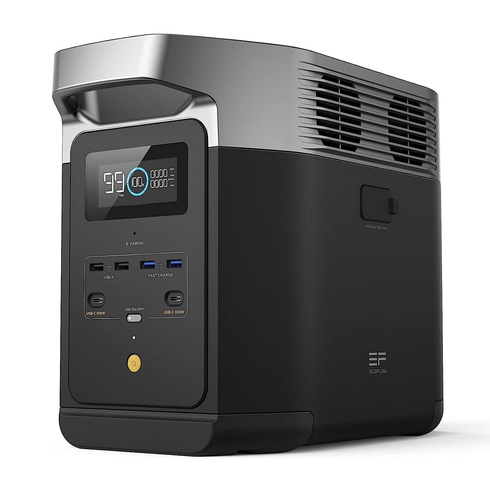 EF ECOFLOW DELTA 2 portable power station with fast charging and high output