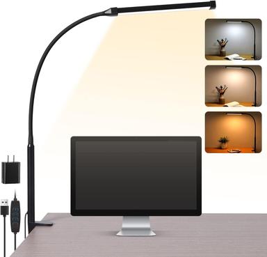 Voncerus LED Clamp Desk Lamp