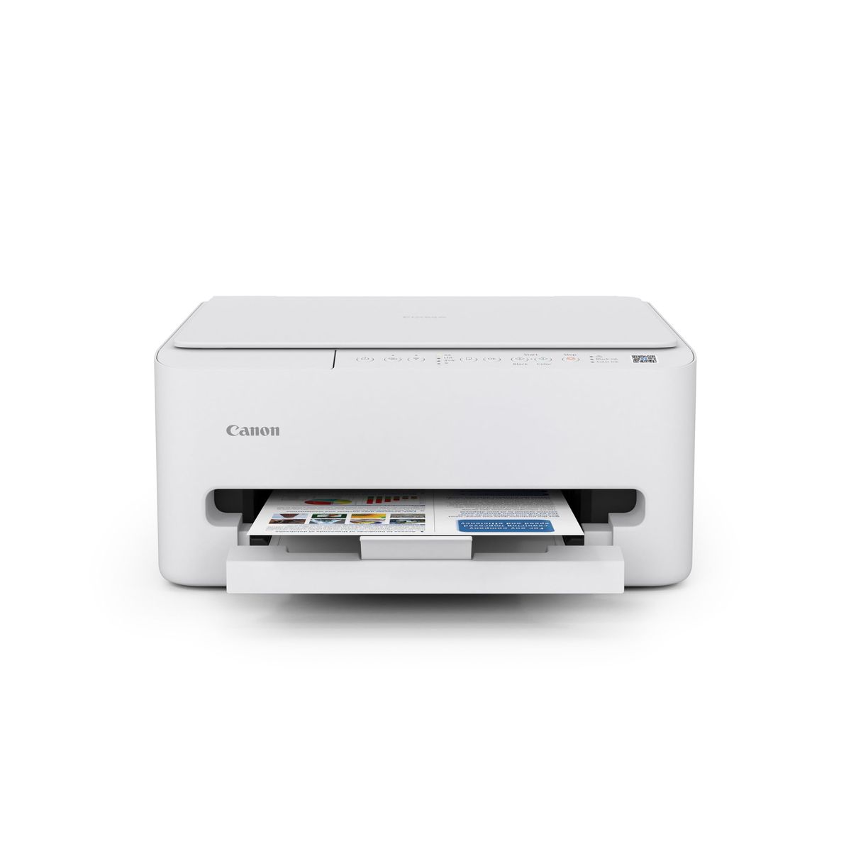 Canon PIXMA TS4320 wireless color inkjet printer on a desk