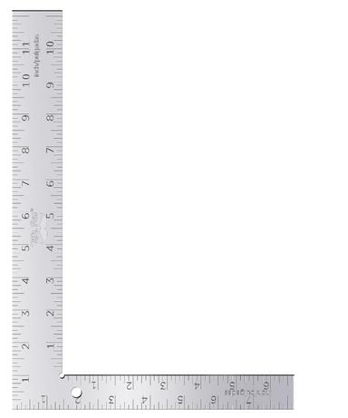 Mr. Pen Metal Carpenter L-Square, 8 x 12 Inch