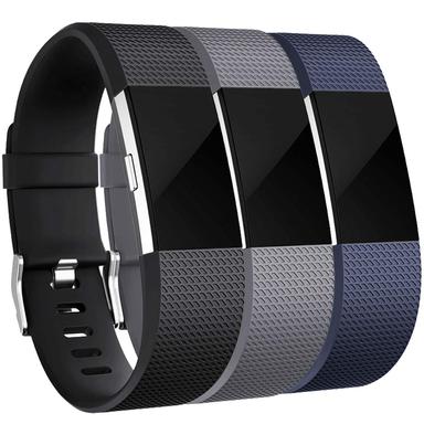 Maledan 3-Pack Replacement Bands for Fitbit Charge 2/3/SE (Small)