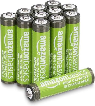 Amazon Basics 12-Pack AAA High-Capacity 850 mAh