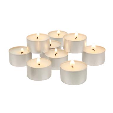 Stonebriar Unscented Long Burning Tealights, 50-Pack