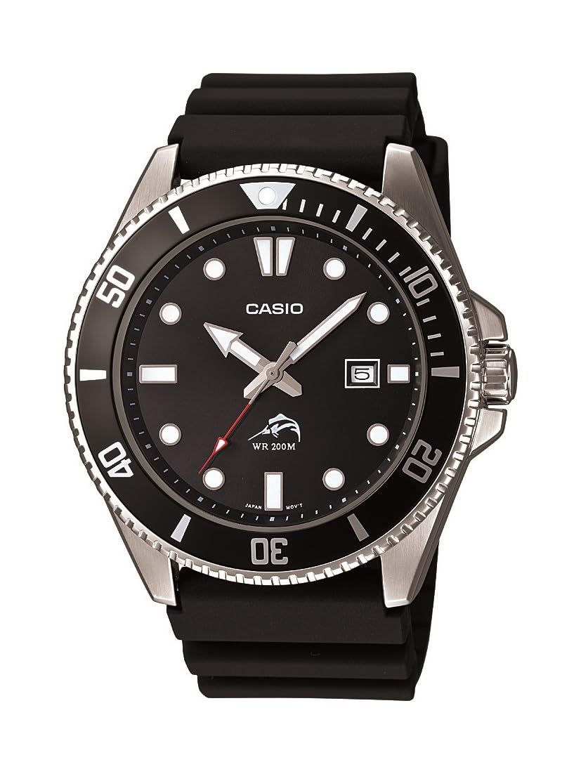Casio Men's MDV106-1AV 200M Black Dive Watch