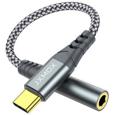 JXMOX USB C to 3.5mm Adapter