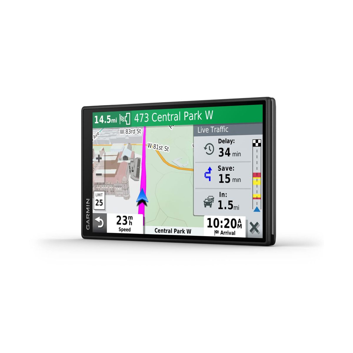 Garmin DriveSmart 55 GPS navigator with 5.5-inch display