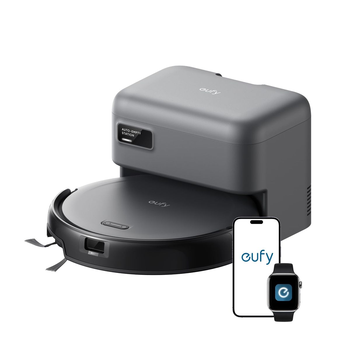 eufy C10 robot vacuum with self-emptying base