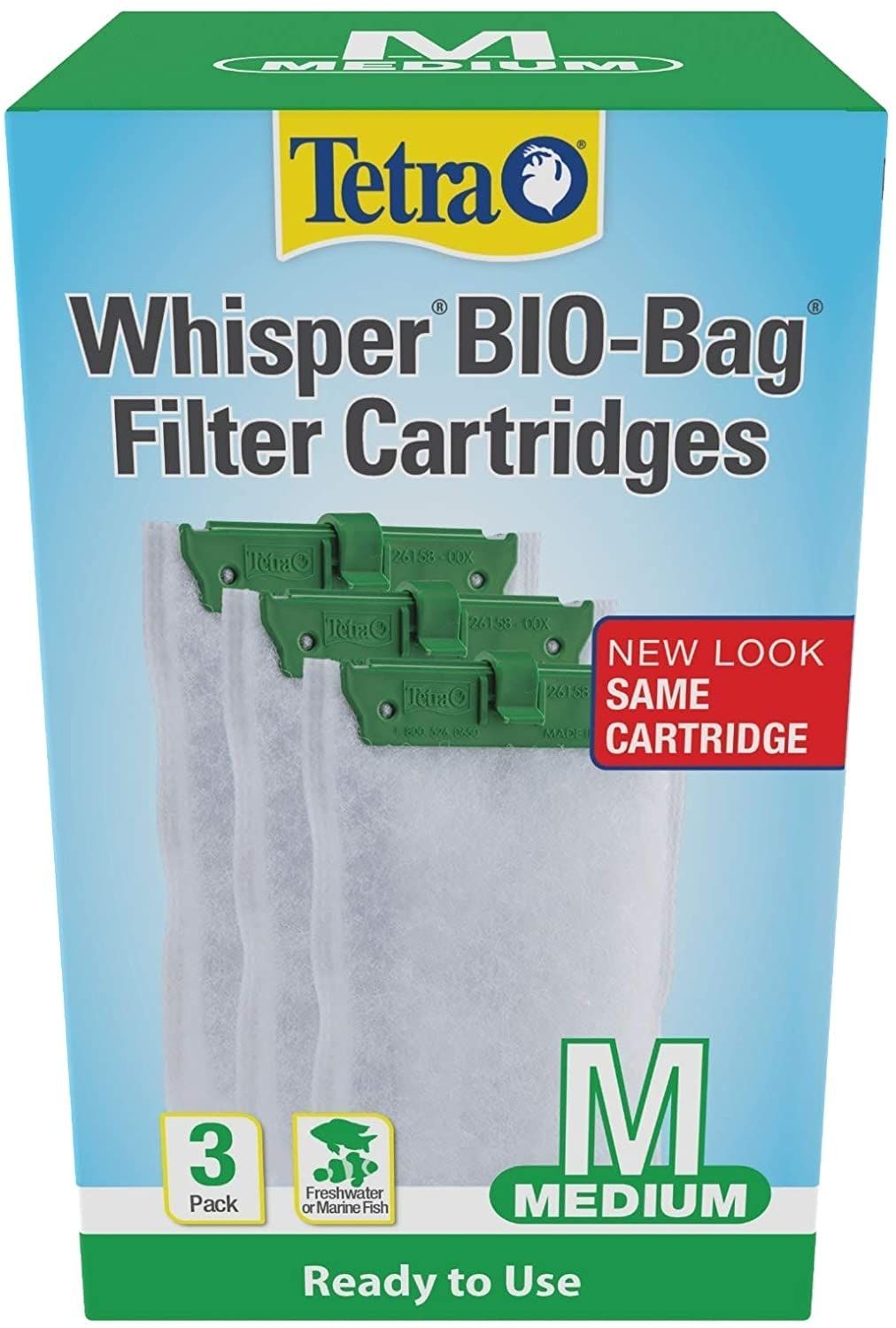 Tetra Whisper Bio-Bag Medium Filter Cartridges 3-pack for aquarium filtration