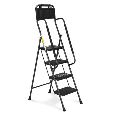 HBTower 4-Step Ladder with Handrails