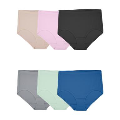 Fruit of the Loom Women's Cotton Mesh Brief 6‑Pack