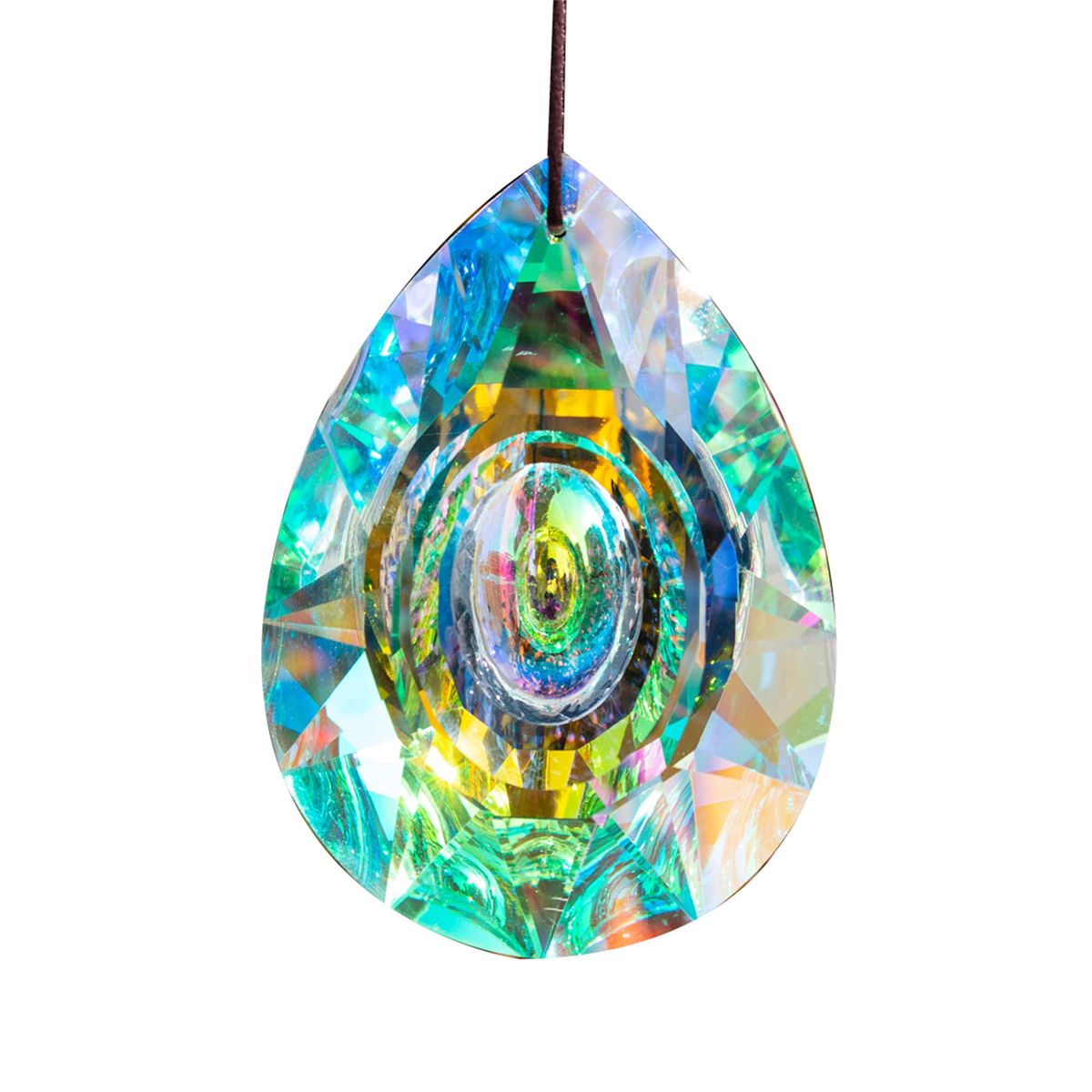 H&D Crystal Prisms hanging and reflecting light