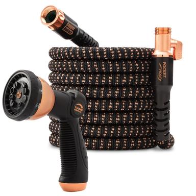 Pocket Hose 75 FT Copper Bullet Expandable Garden Hose