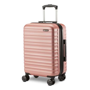 Amazon Basics 21" Hardside Carry-On (Rose Gold)