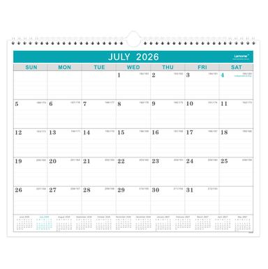 Lemome Calendar 2026-2027, July 2026 to December 2027