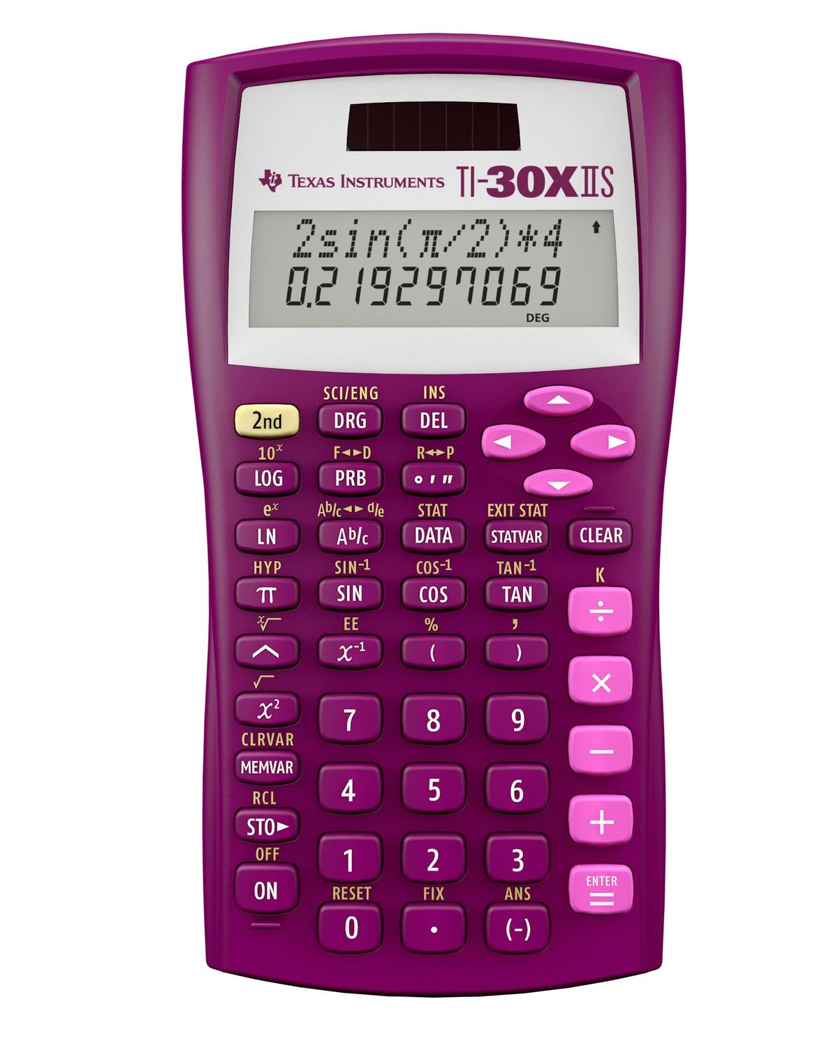 Texas Instruments TI-30XIIS scientific calculator on a desk