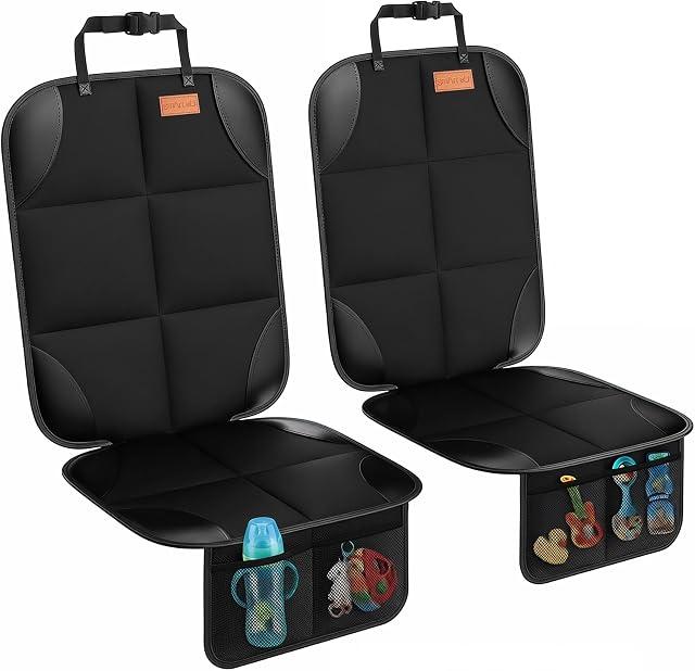 A clean American car interior with seat covers installed — protecting seats from daily wear