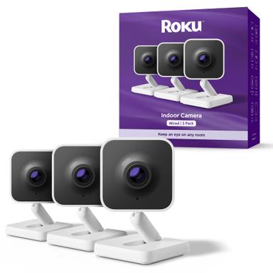 Roku Indoor Camera 3‑Pack