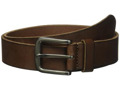 Timberland Men's 35mm Classic Buckle Jean Leather Belts, Dark Brown