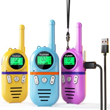Inspireyes GL-568 Walkie Talkies 3-Pack