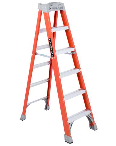 Louisville Ladder 6-Foot Fiberglass Step Ladder