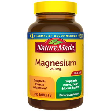 Nature Made Magnesium Oxide 250 mg Tablets