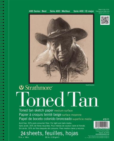 Strathmore 400 Series Toned Tan Sketch Pad