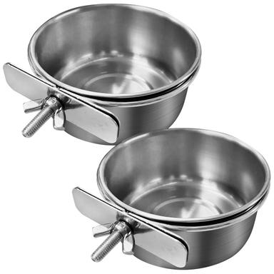 Tfwadmx Bird Feeding Dish Cups, 2PCS | Mubboo