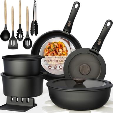 Astercook 21-Piece Pots and Pans Set