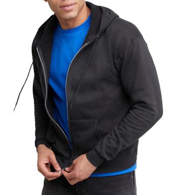 Hanes Mens Hoodie, Ecosmart Fleece Full-zip Zip-up Hooded Sweatshirt