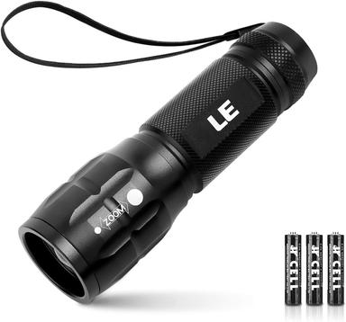 Lighting EVER LED Flashlight (Batteries Included)