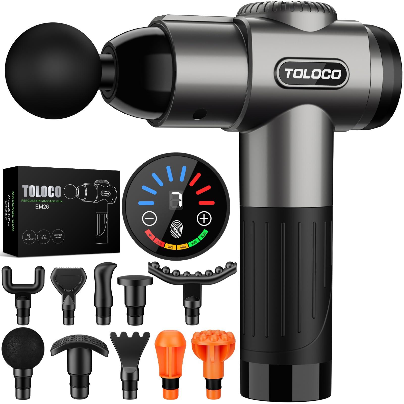 TOLOCO Massage Gun in Grey
