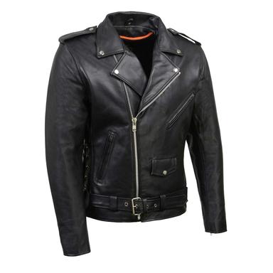 Milwaukee Leather Men's Classic Brando Leather Jacket