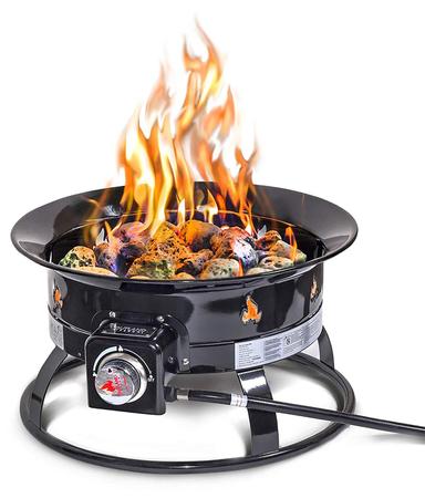 Outland Living Portable Propane Fire Pit, 19-inch