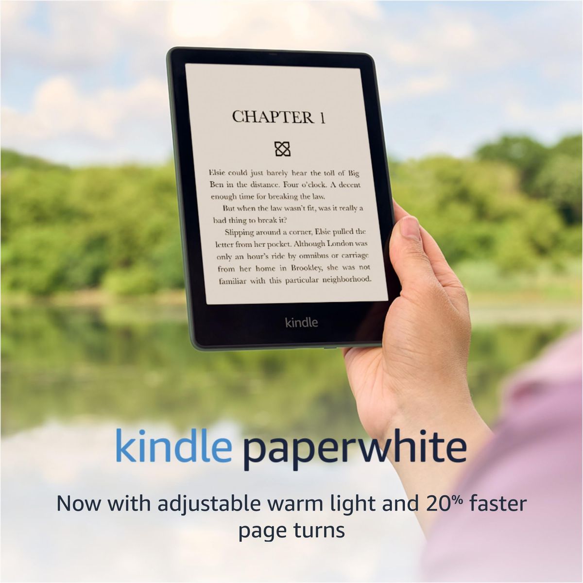 Amazon Kindle Paperwhite (16 GB) with larger display, adjustable warm light