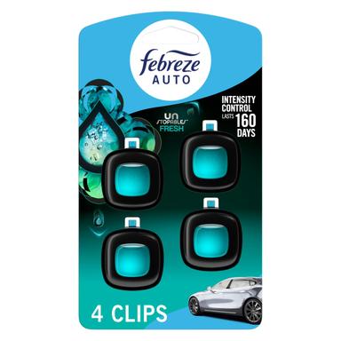 Febreze Car Air Freshener Vent Clip, Unstopables Fresh Scent