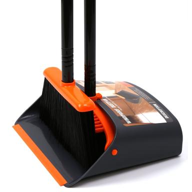 TreeLen Broom and Dustpan Set with 52" Handle