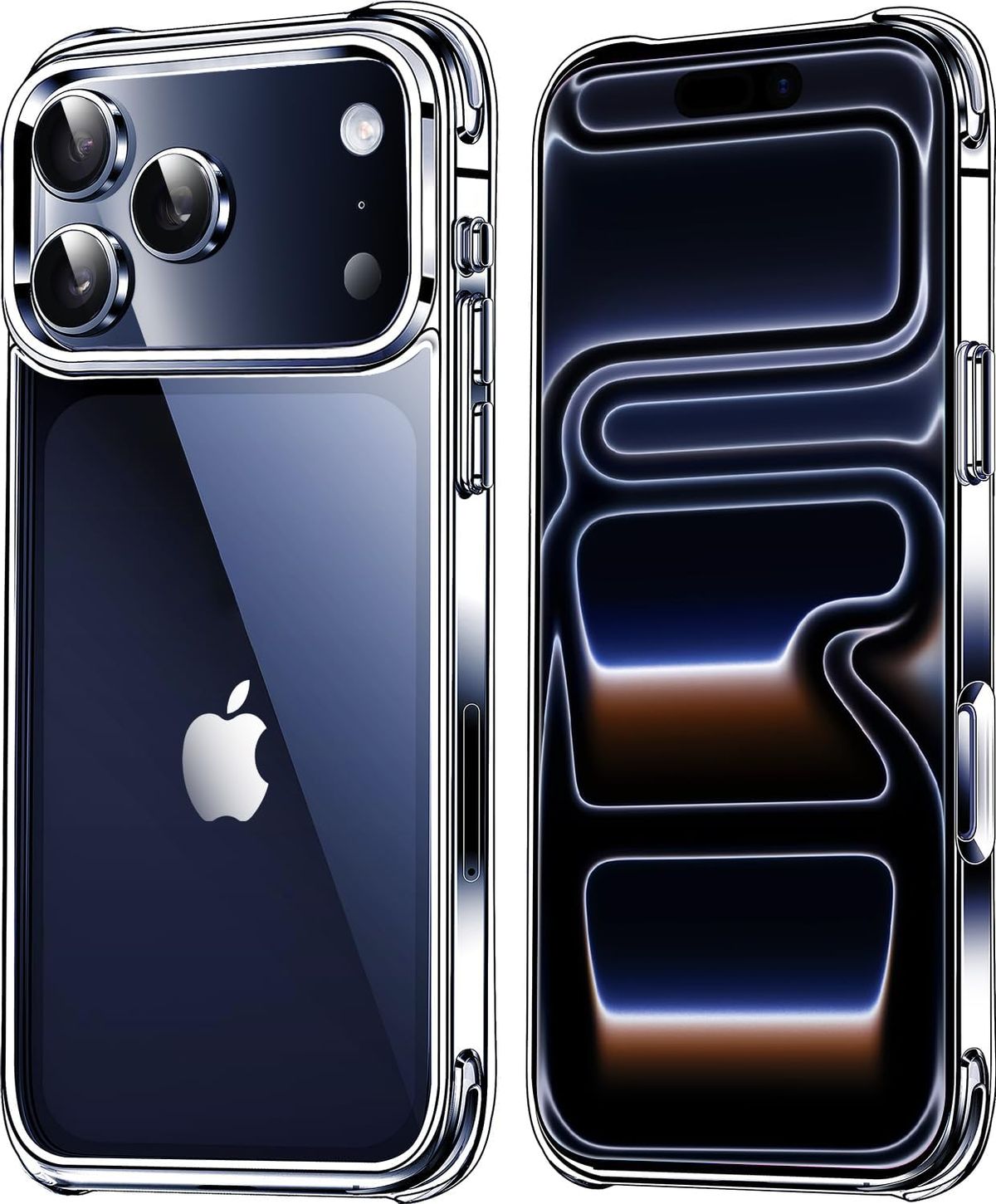 Mkeke Clear Case for iPhone 17 Pro Max