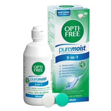 Opti-Free PureMoist Multi-Purpose Solution, 10 Fl Oz (Pack of 1)
