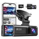 REDTIGER 4K Dash Cam Front Rear, STARVIS 2 Sensor, Free Card Included, 5.8GHz WiFi-20MB/s Fast Download, Dash Camera for Cars with GPS, WDR Night Vision, 170°Wide Angle, 24H Parking Mode(F7NP) | Mubboo