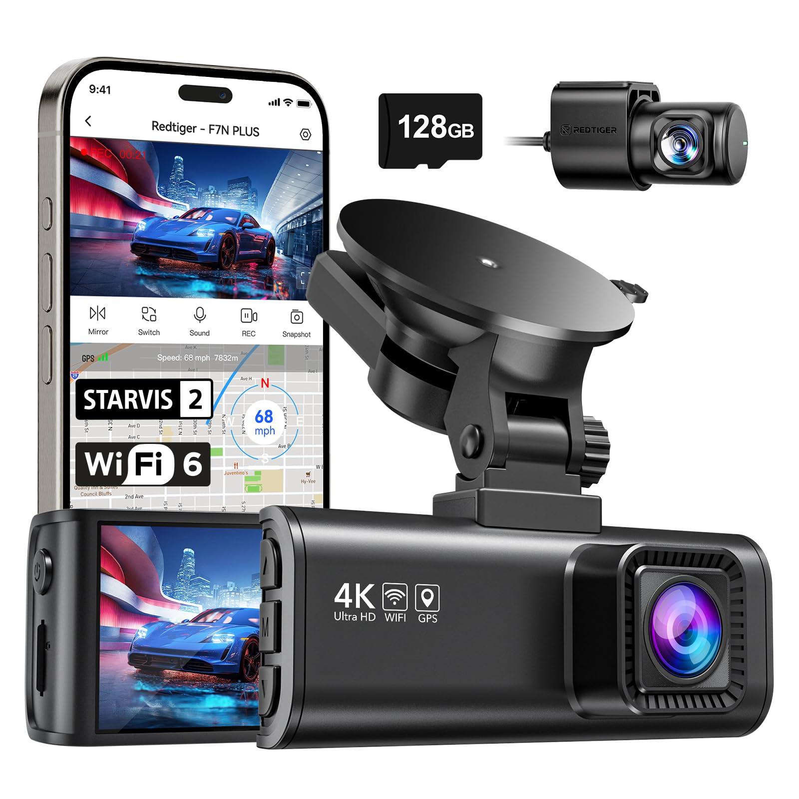 REDTIGER F7NP 4K Dash Cam Front and Rear