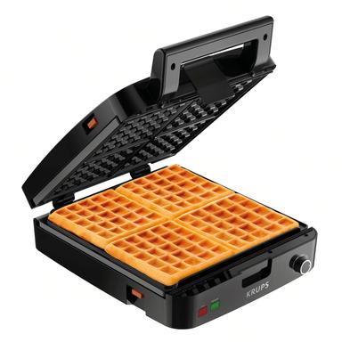 KRUPS 4-Slice Belgian Waffle Maker
