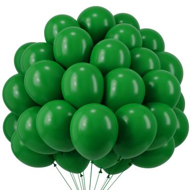 RUBFAC Green Balloons 120-Pack