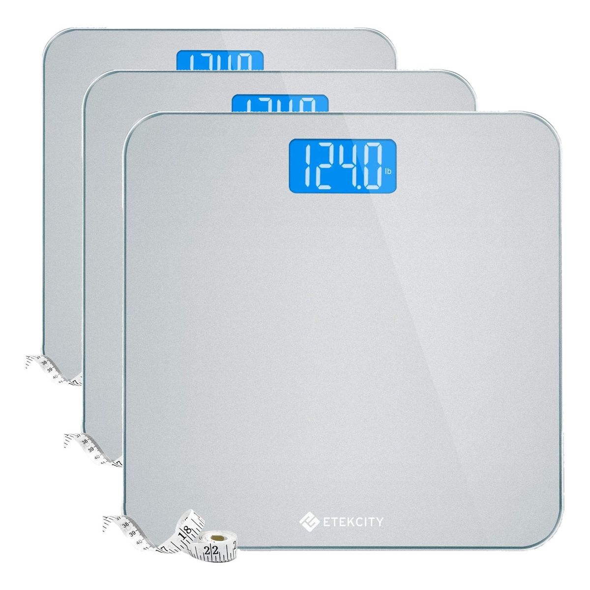 Etekcity Digital Body Weight Bathroom Scale with Blue LCD Display