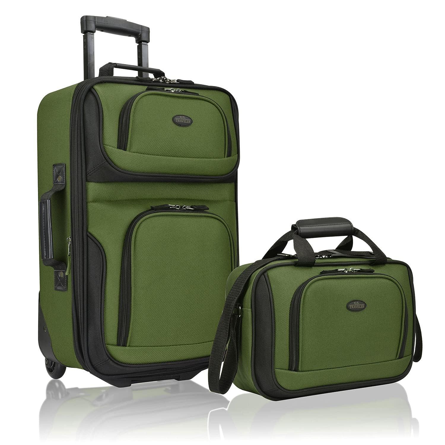 U.S. Traveler Rio Lightweight Softside Carry-on Suitcase